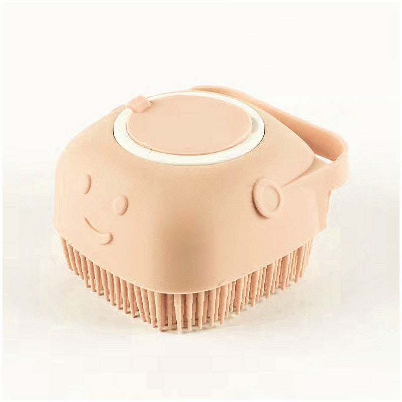 Silicone Dog Bath Massage Shampoo Cleaning Brush