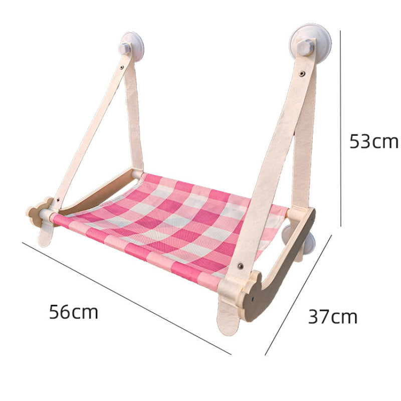 Durable Wooden Cats Hammock
