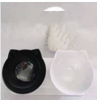 Non Slip Double Dog/Cat Bowl With Raised Stand
