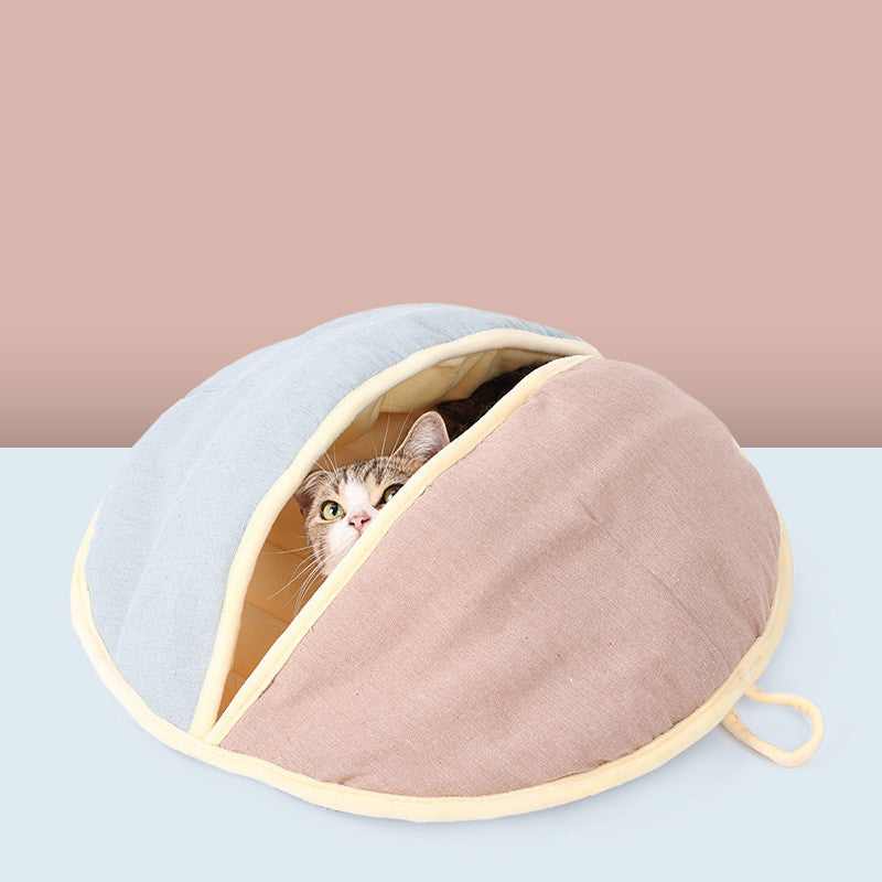 Semi Enclosed Pet Nest For Cat Small Dog