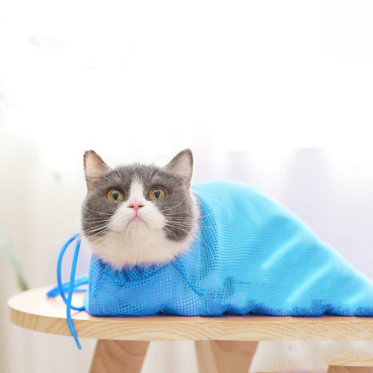 Cat Anti-scratch Bite Pet Nail Clipper/Bath Cat Bag