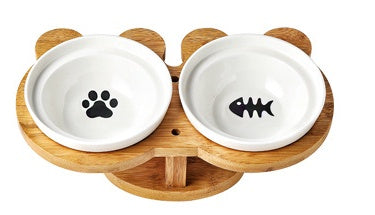 Ceramic Raised Cat Bowl