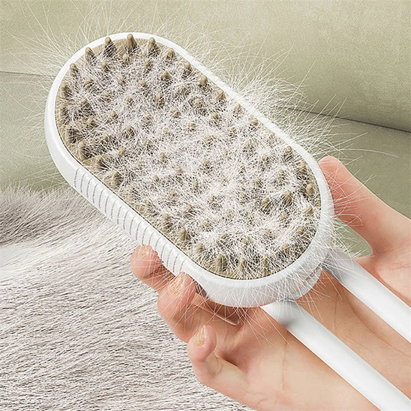 3 In 1 Electric Spray Cat Hair Brushes For Massage Pet Grooming