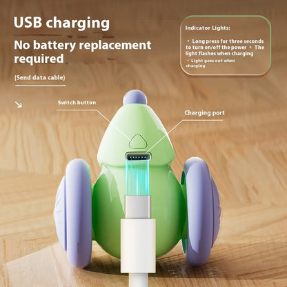 Cat Toy Electric Mouse Car - Automatic Teaser With Intelligent Obstacle Avoidance